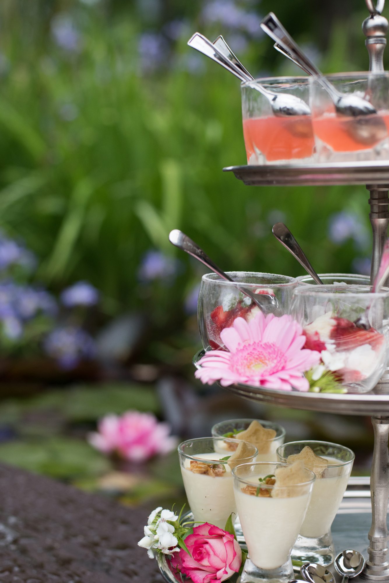 Champagne reception at High Clandon