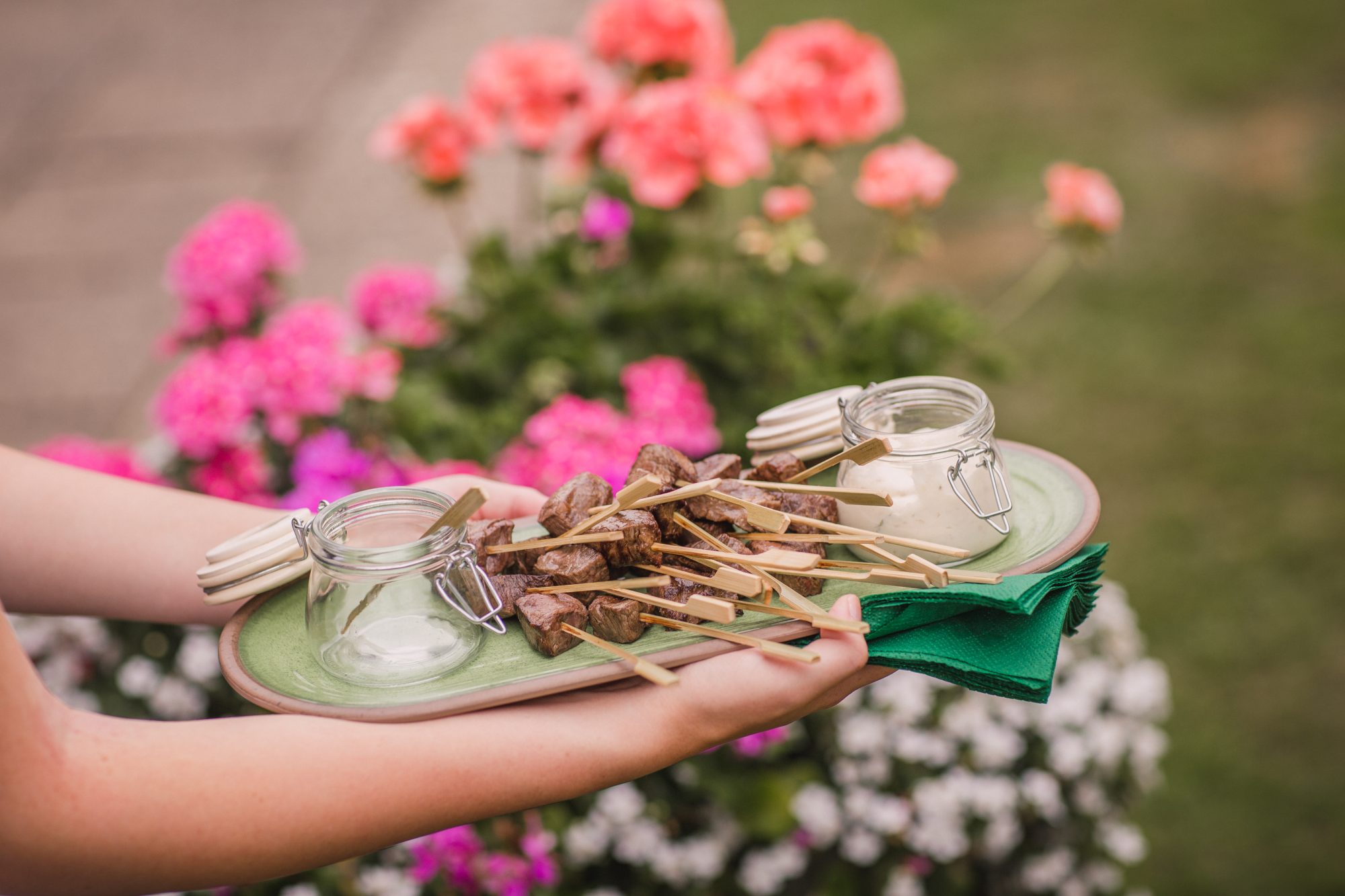 A summer garden wedding